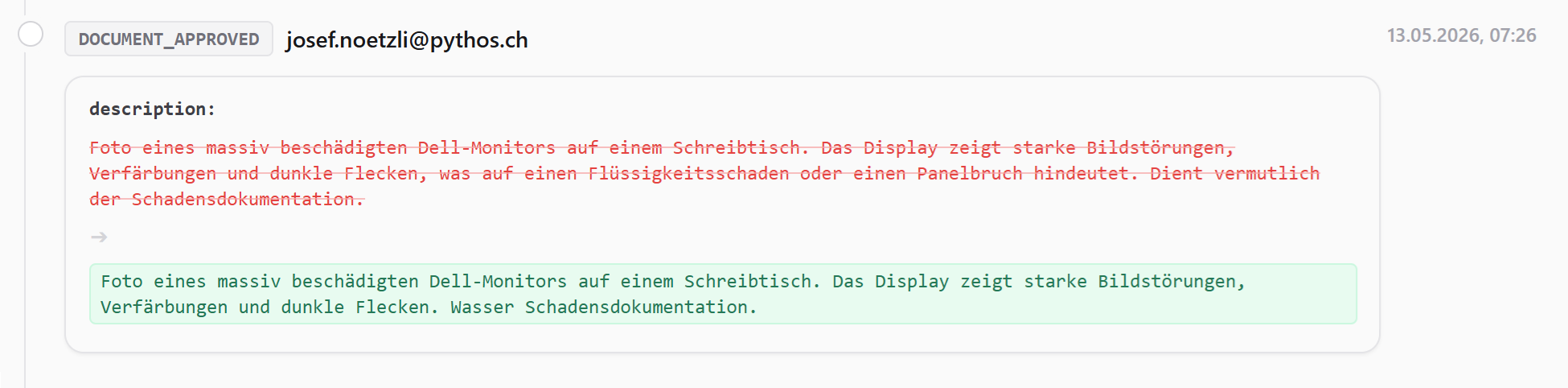 Audit-Log, wer hat was geändert